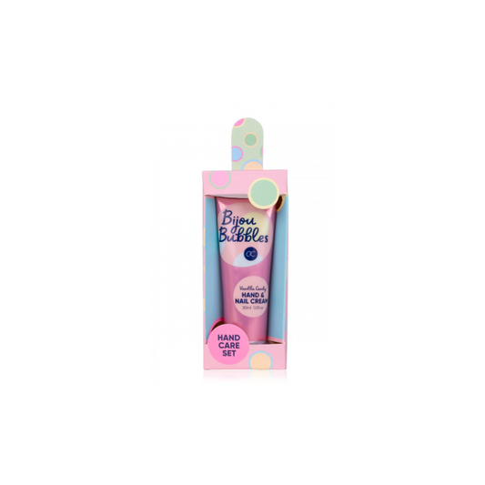 Bijou Bubbles Hand Care Set – Vanilla Candy with Nail File