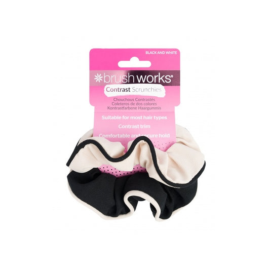 Brushworks Contrast Scrunchies 2 Pack