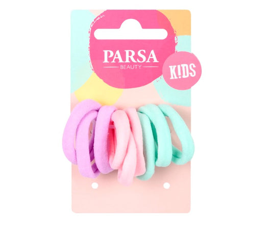 Parsa Beauty Italian Pony-O Multicolored Hair Ties 3.5cm – 9pcs
