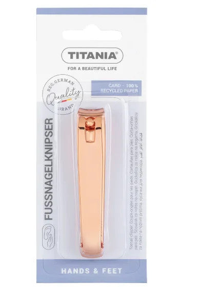 Rose Gold Stainless Steel Nail Clipper