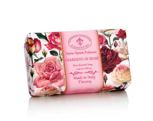 Fiorentino Vegetable soap Rose garden 250 g